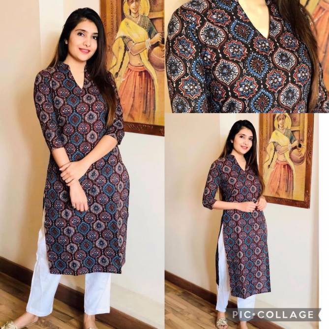 Rosey 9 Fancy Festive Wear Cotton Kurti With Bottom Latest Collection