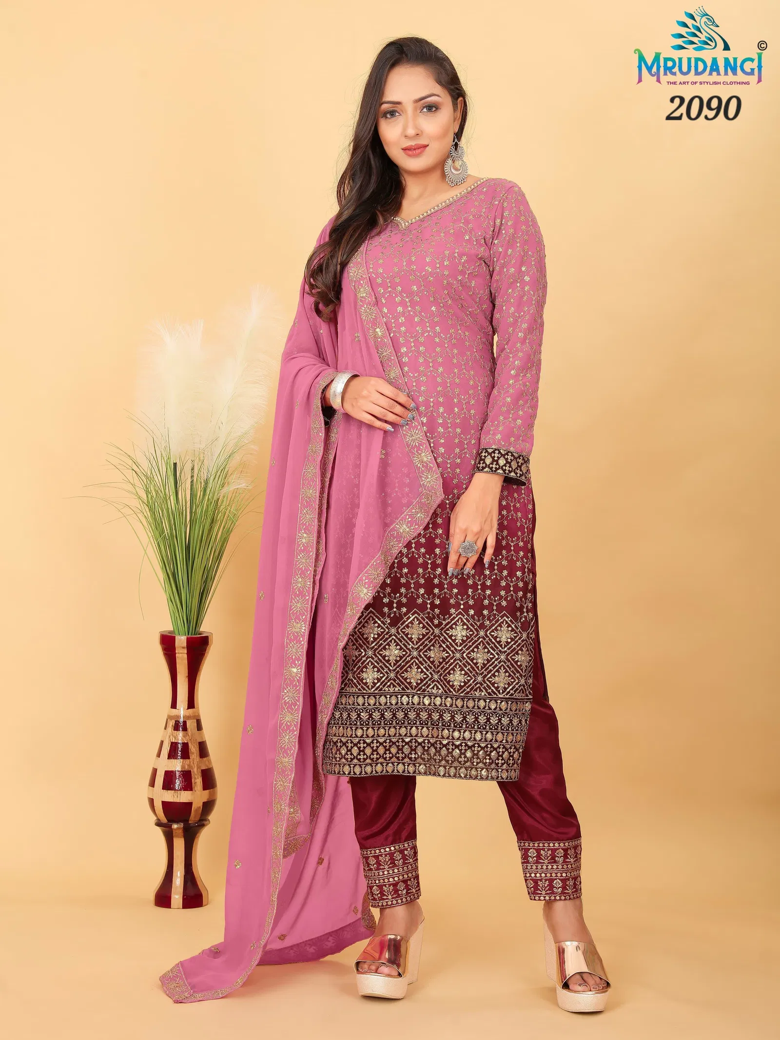 Misri By Mrudangi Kurtis With Bottom Dupatta Orders In India