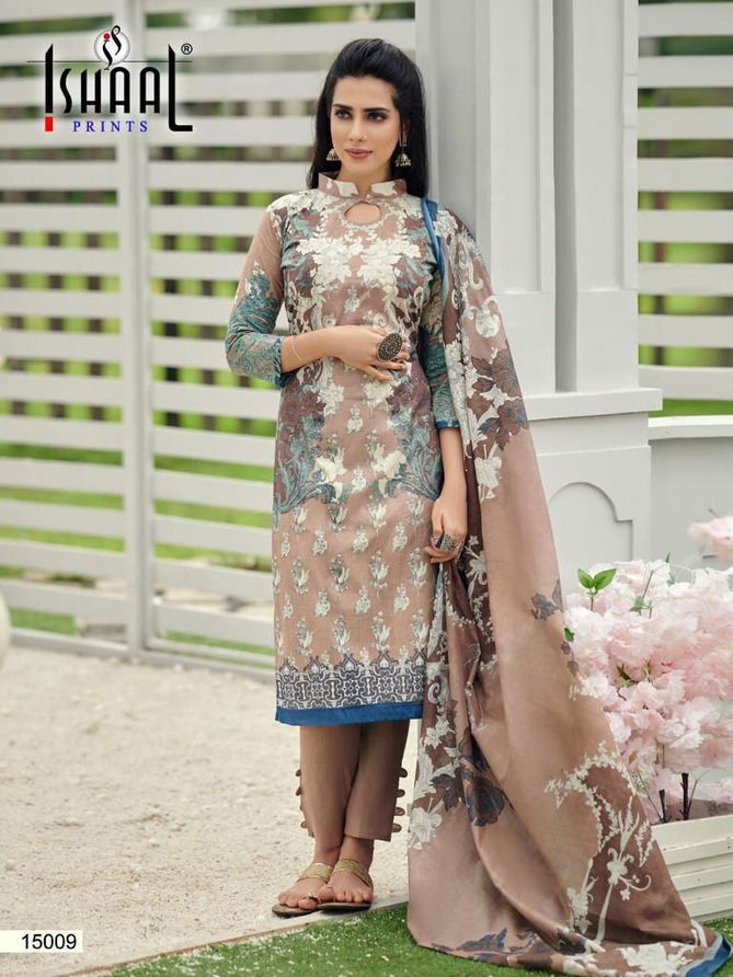 Ishaal Prints Gulmohar 15 Nx Casual Wear Lawn Cotton Dress Material Collection