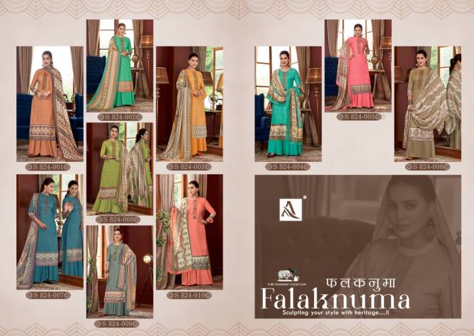 Alok Falaknuma Winter Casual Daily Wear Wool Printed Pashmina Collection