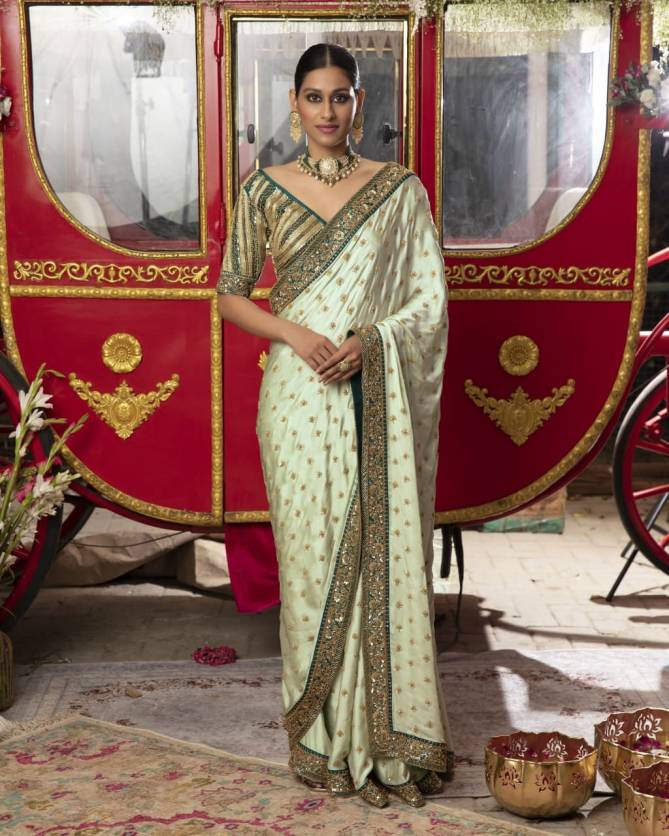 Heavy Designer Stylish Dola Silk Stylish Wedding Wear Designer Fancy Latest Saree Collection