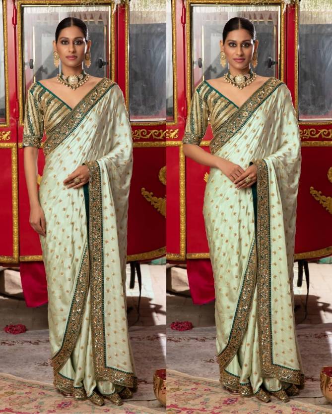 Heavy Designer Stylish Dola Silk Stylish Wedding Wear Designer Fancy Latest Saree Collection