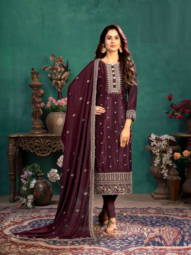 Vaani 12 Festive Wear Silk Designer Heavy Salwar Kameez Collection