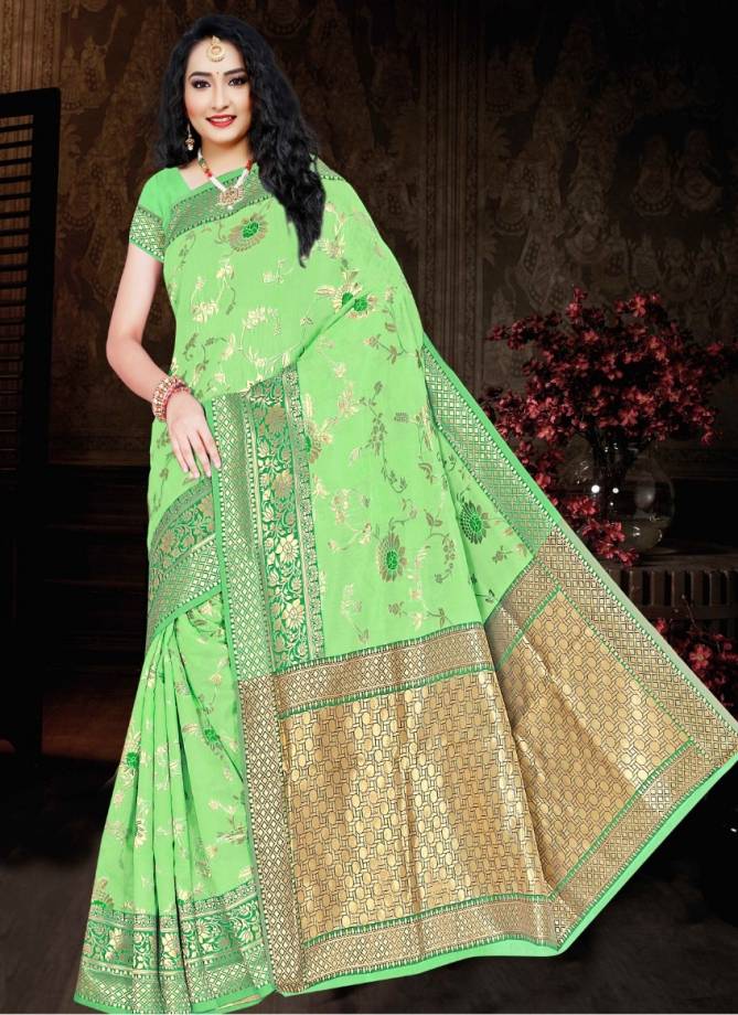 Ronisha Rainy Casual Wear Designer Fancy Cotton Silk Saree Collection