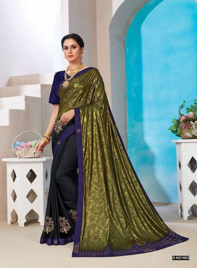 Kalista Kitty Party Wear Designer Vichitra Silk Fancy Latest Saree Collection