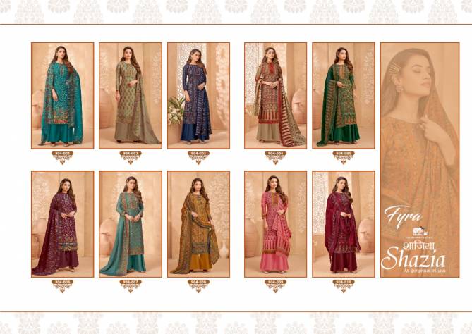 Fyra Shazia Digital Printed Designer Winter Casual Wear Designer Pashmina Collection
