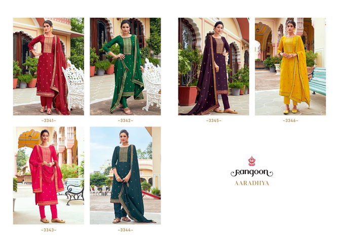 Rangoon Aaradhya Festival Wear Designer Fancy Ready Made Suit Collection