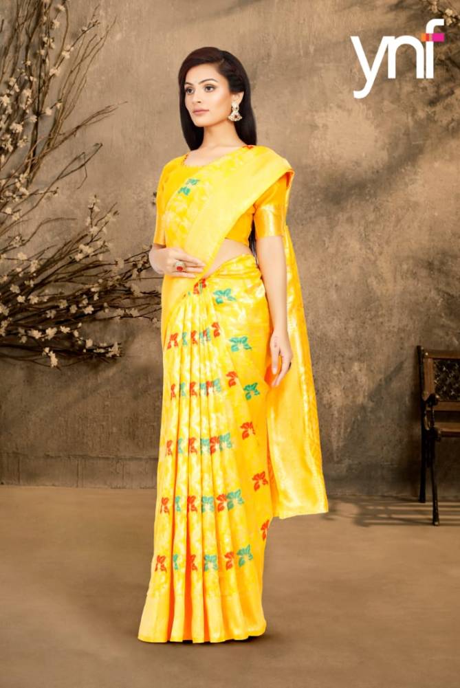 Ynf Tarannum Designer Festive Wear Poly Silk Fancy Saree Collection