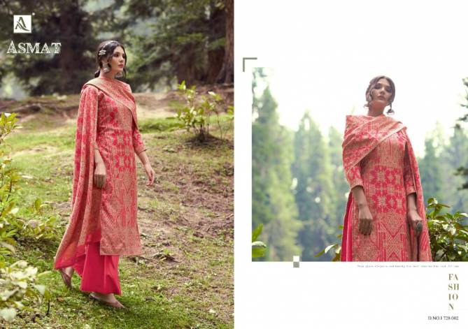 Alok Asmat Winter Ethnic Wear Designer Fancy Wool Pashmina Dress Collection