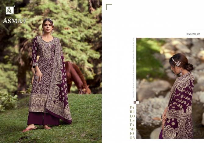 Alok Asmat Winter Ethnic Wear Designer Fancy Wool Pashmina Dress Collection
