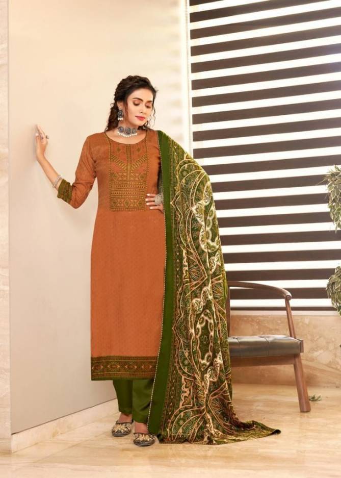 Roli Moli Jamdani Exclusiv Winter Ethnic Wear Designer Fancy Pashmina Collection