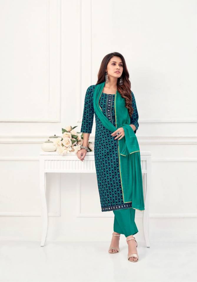 Suryajyoti Keesha 1 Designer Casual Wear Printed Dress Material Collection