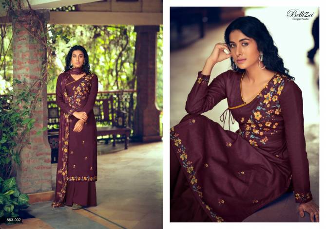 Belliza Nimisha Premium Woollen Winter Casual Wear Printed Designer Pashmina Collection