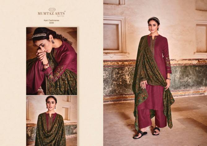 Mumtaz Kani Cashmeres Winter Festive Wear Designer Pashmina Salwar Suit Collection