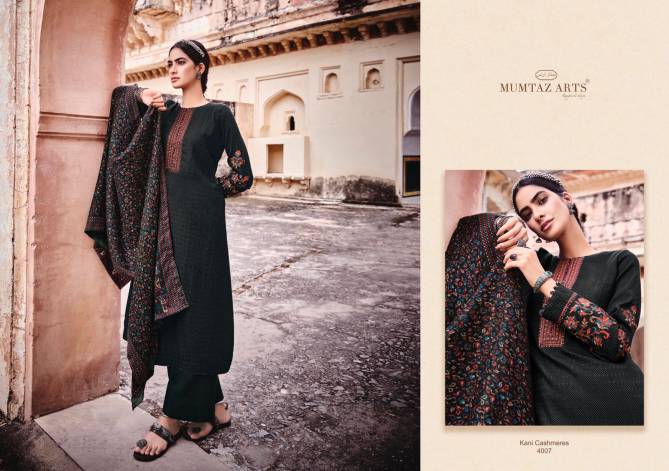 Mumtaz Kani Cashmeres Winter Festive Wear Designer Pashmina Salwar Suit Collection