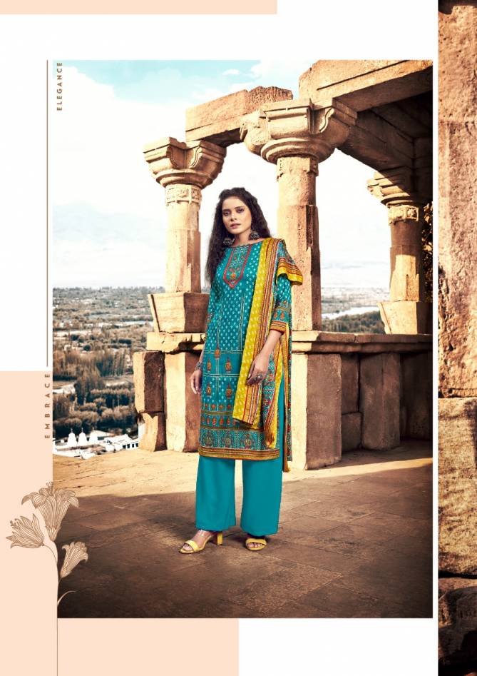 Anita Kesariya Kalikaa Winter Casual Daily Wear Pashmina Dress Collection