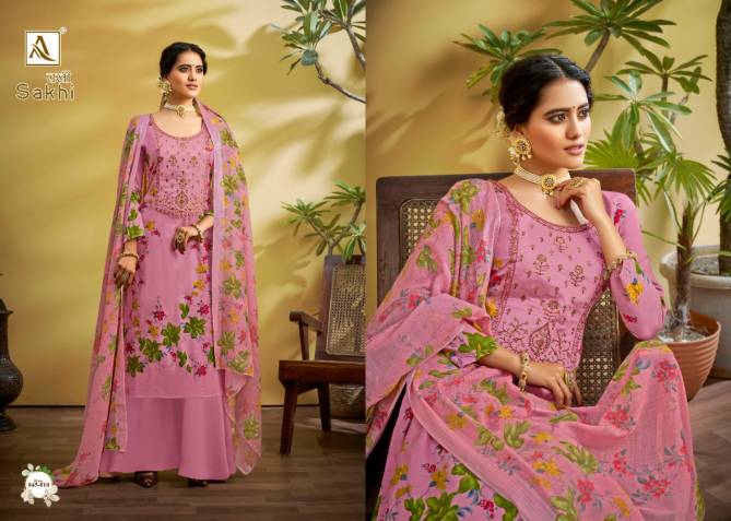 Alok Sakhi Exclusive Designer Digital Printed Dress Material Collection