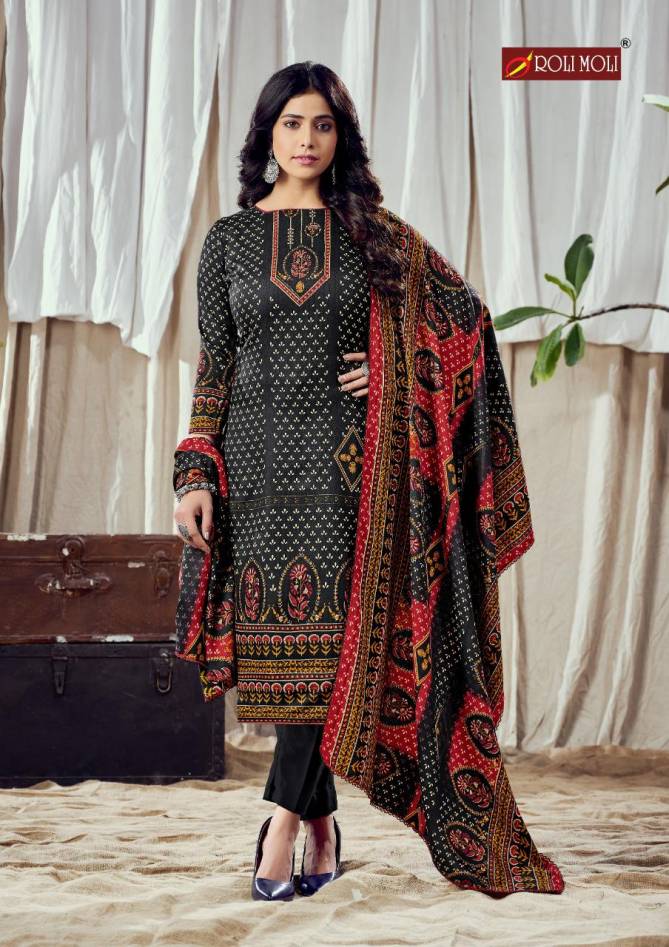 Roli Moli Gulnar 2 Latest Printed Pashmina Winter Wear Dress Material Collection