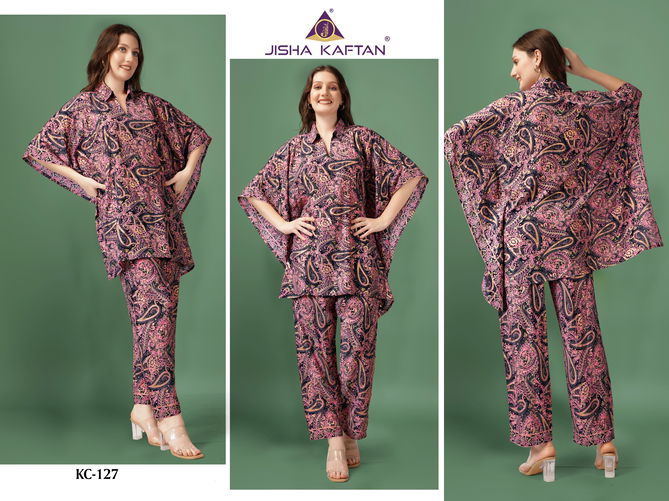 Rayon Co Ord Vol 4 By Jisha Kaftan Western Cord Set Islamic Kaftan Wholesale Online