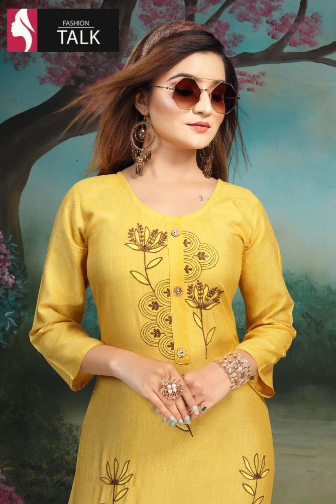 Ft Strawberry Latest Fancy Designer Heavy Casual Wear Simple Kurtis Collection
