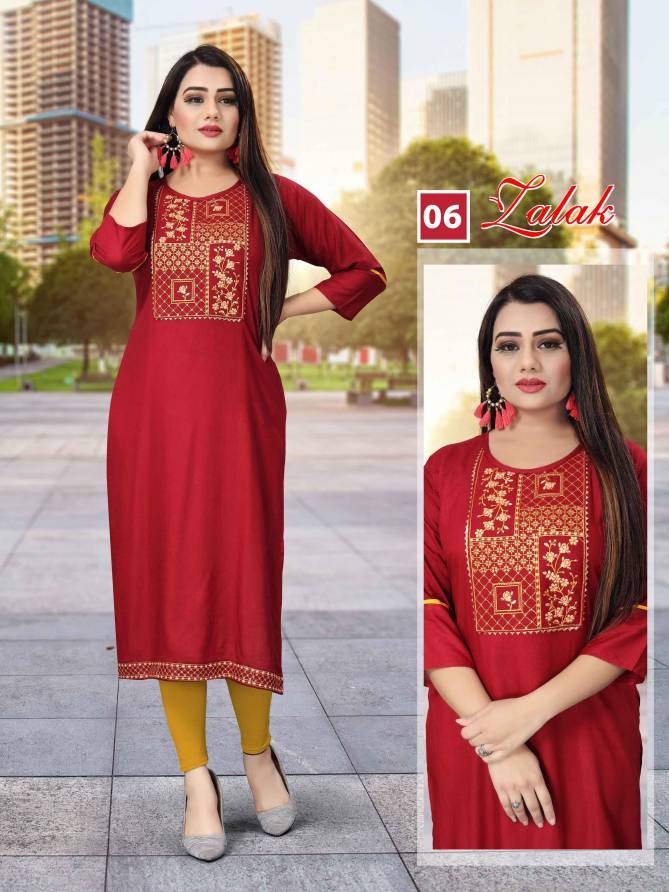 Aagya Zalak 2 Ethnic Wear Designer Kurti Collection