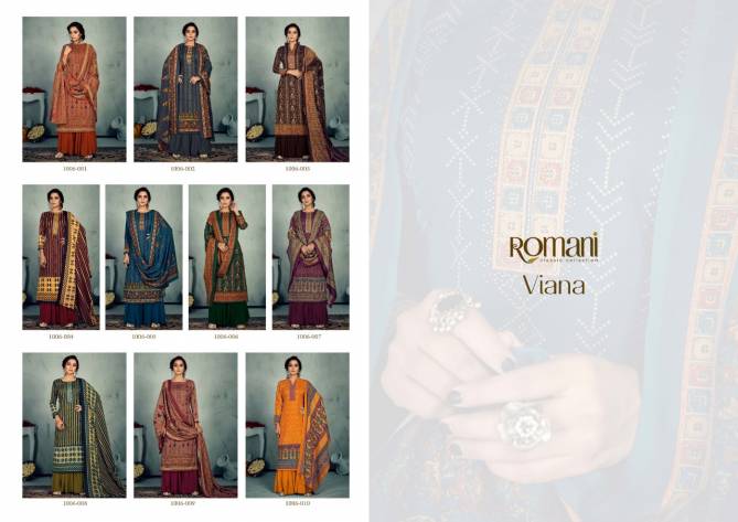 Romani Viana Latest Printed Winter Wear Pashmina Collection