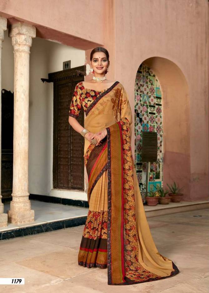 Laxminam Jankinath Casual Wear Georgette Saree Collection