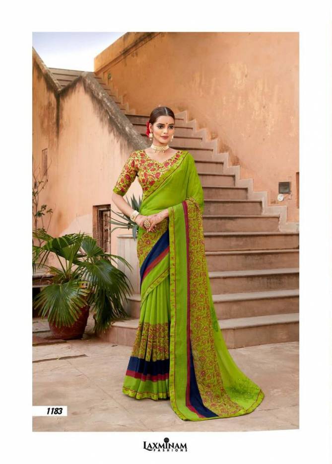 Laxminam Jankinath Casual Wear Georgette Saree Collection