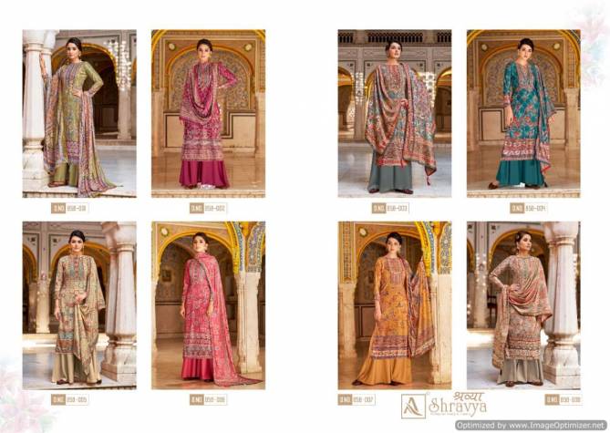 Alok Shravya Digital Printed Velvet Wear Pashmina Collection