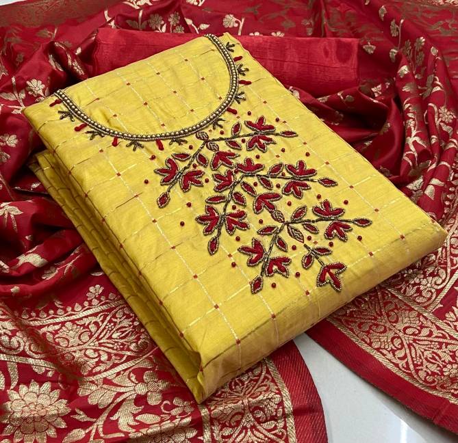 Cadburry 1 Latest Fancy Festive Wear Banarasi Dress Material Collection