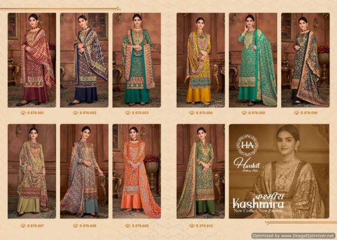 Harshit Kashmira Digital Printed Winter Regular Wear Designer Pashmina Collection