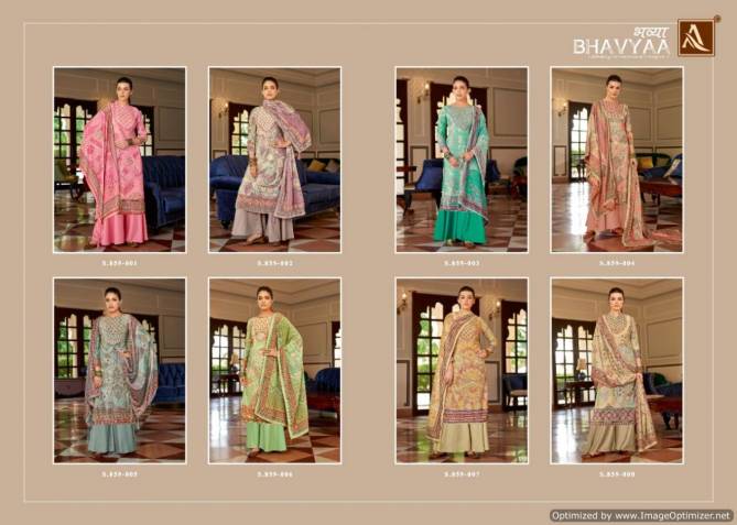 Alok Bhavyaa Digital Printed Festive Winter Wear Velvet Designer Collection