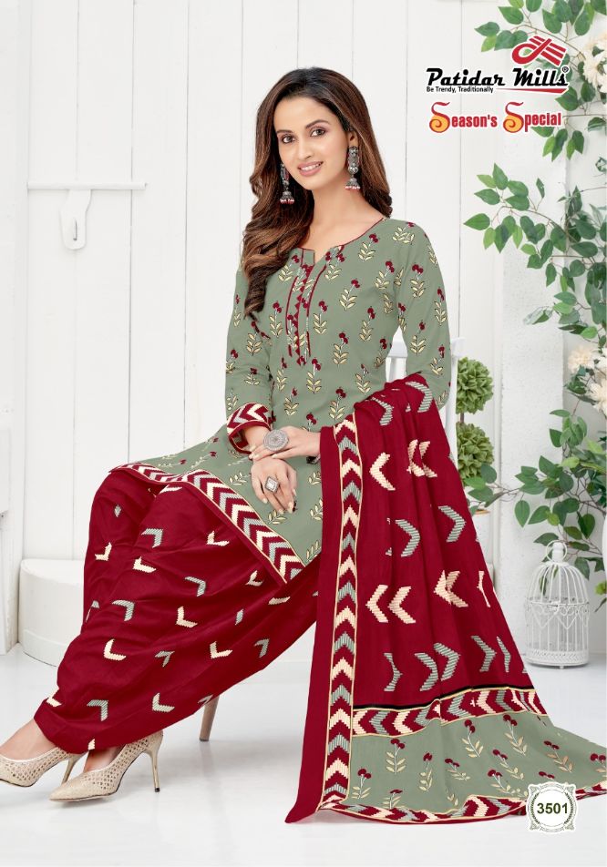 Patidar Season Special 35 Regular Wear Designer Printed Cotton Dress Material