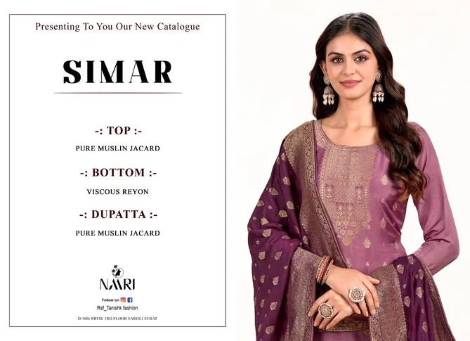 Simar By Naari Muslin Salwar Kameez Wholesale Price In Surat