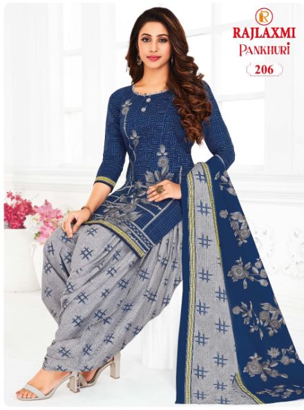 Rajlaxmi Pankhuri 2 Regular Wear Cotton Printed Latest Dress Material