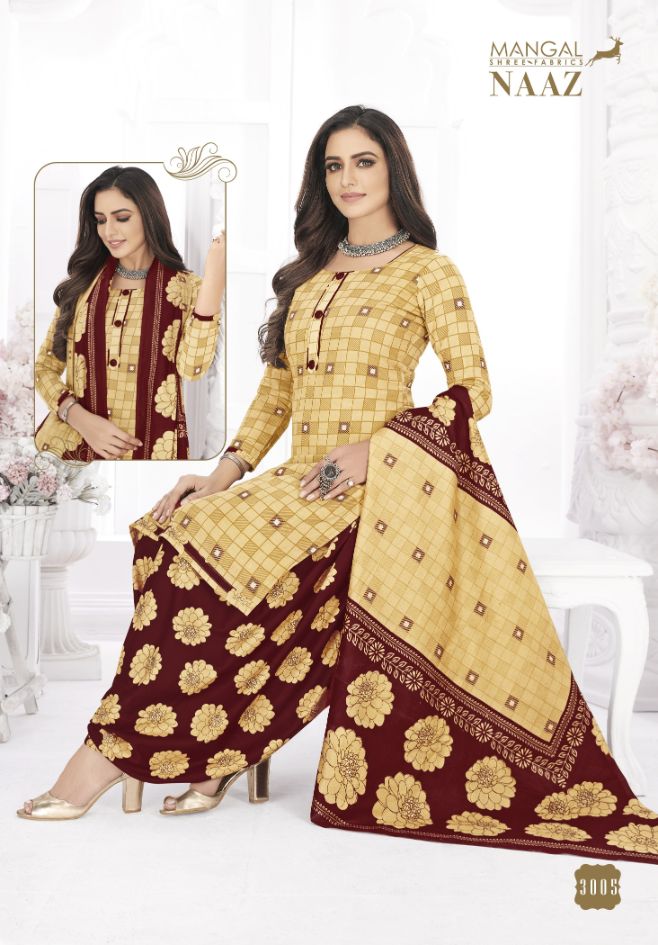 Mangal Shree Naaz 3 Latest Fancy Casual Daily Wear Cotton Dress Material