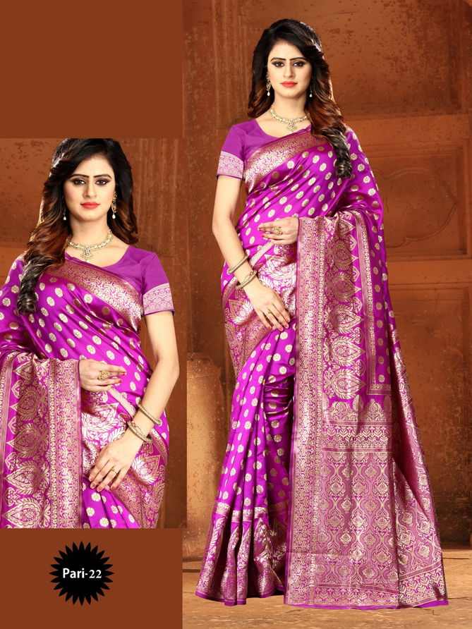 Sringar 6 Latest Heavy Banarasi Silk Printed Beautiful Designer Border Sarees Collection  