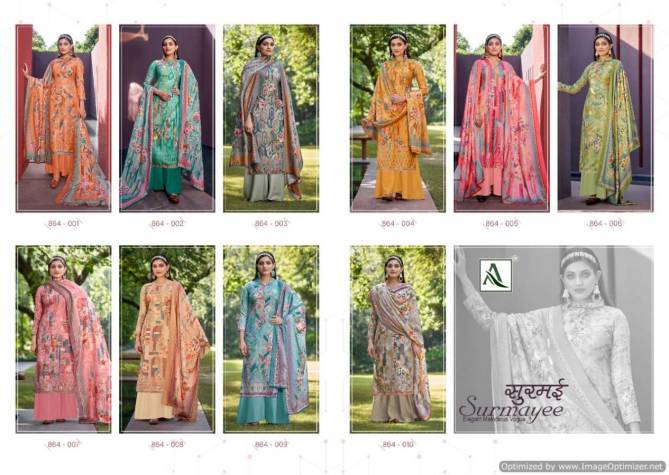 Alok Surmayee Fancy Casual Daily Wear Digital Printed Wool Pashmina Collection