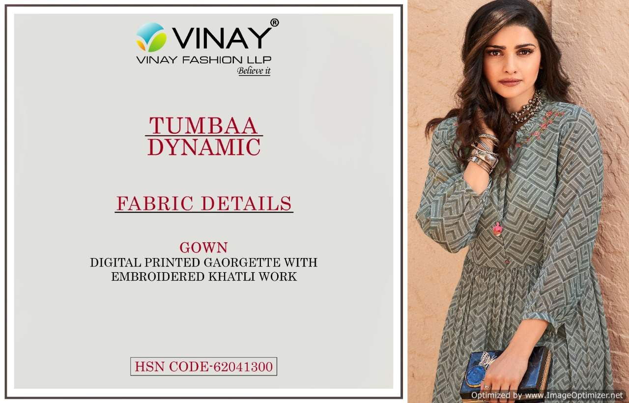 Vinay Tumbaa Dynamic Fancy Designer Georgette Party Wear Anarkali Kurti Collection