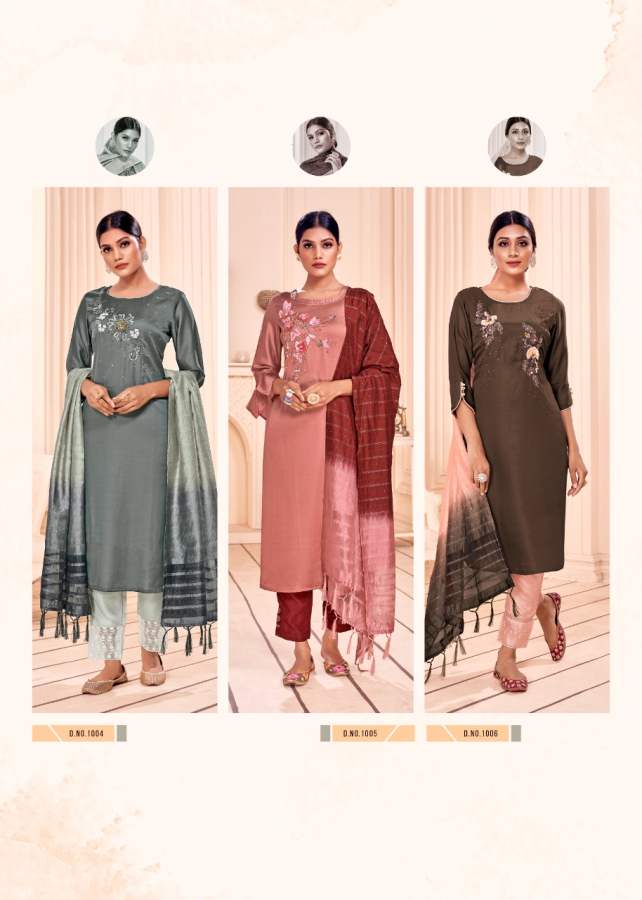 Alishka Celebrations Latest Designer Festive Wear Silk Ready Made Collection