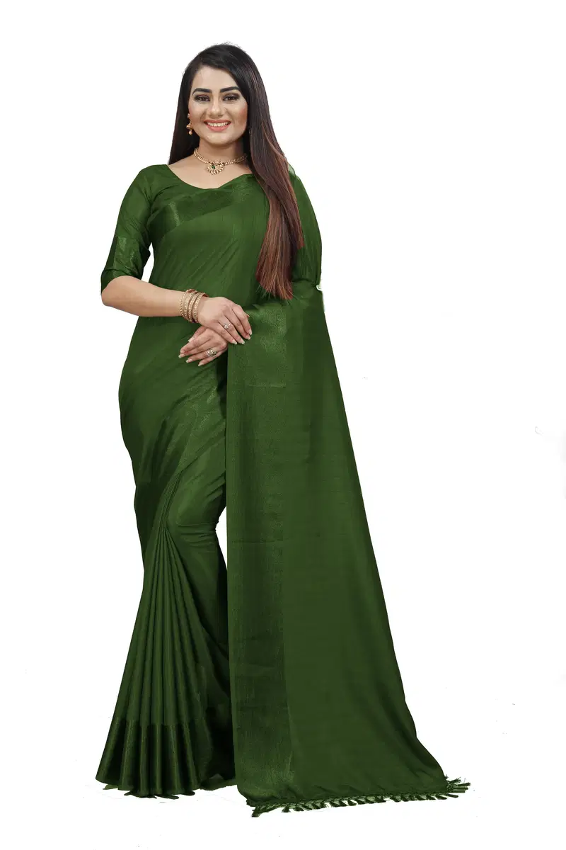 Dola Silk 1 Latrst Fancy Cotton Silk  Plain Designer Saree Collection