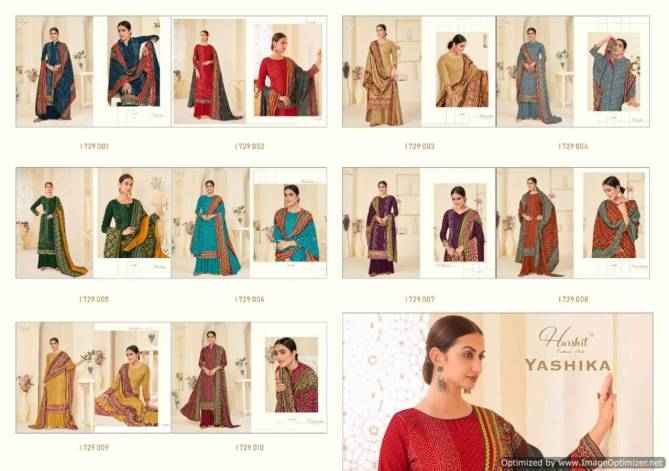 Harshit Yashika Winter Wear Designer Wool Pashmina Collection
