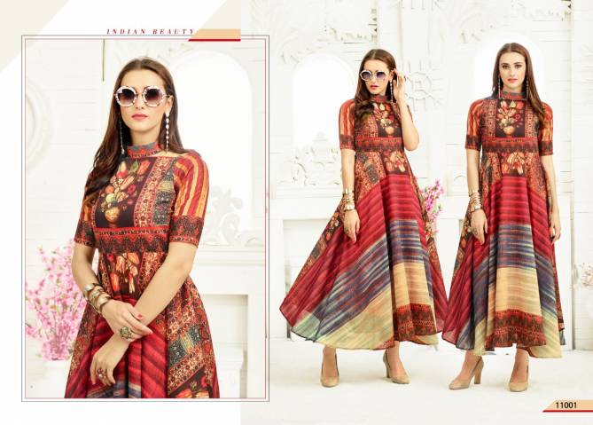 Tunic House Mehjbin 6 Latest Ethnic Wear Designer Anarkali Kurti Collection