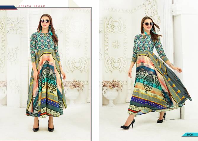 Tunic House Mehjbin 6 Latest Ethnic Wear Designer Anarkali Kurti Collection