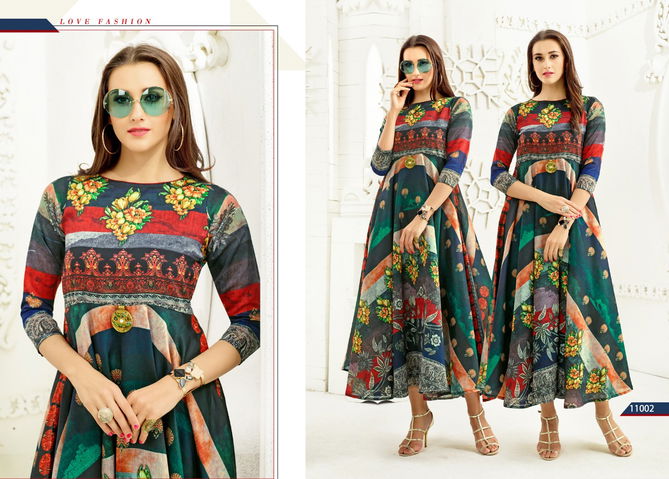 Tunic House Mehjbin 6 Latest Ethnic Wear Designer Anarkali Kurti Collection