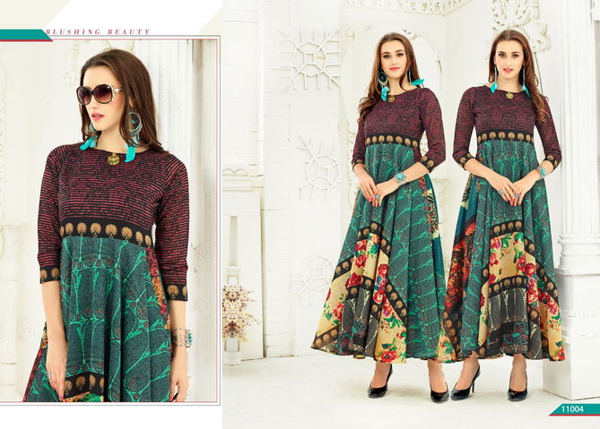 Tunic House Mehjbin 6 Latest Ethnic Wear Designer Anarkali Kurti Collection