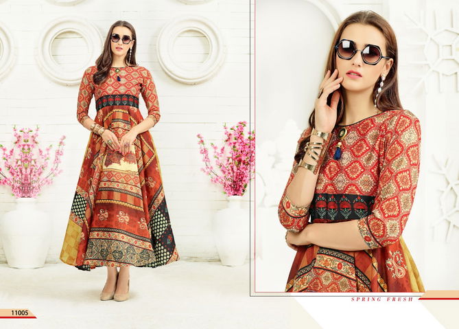 Tunic House Mehjbin 6 Latest Ethnic Wear Designer Anarkali Kurti Collection