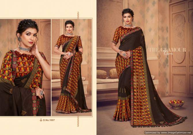 Shravya Monaco Exclusive Casual Wear Designer Silk Saree Collection