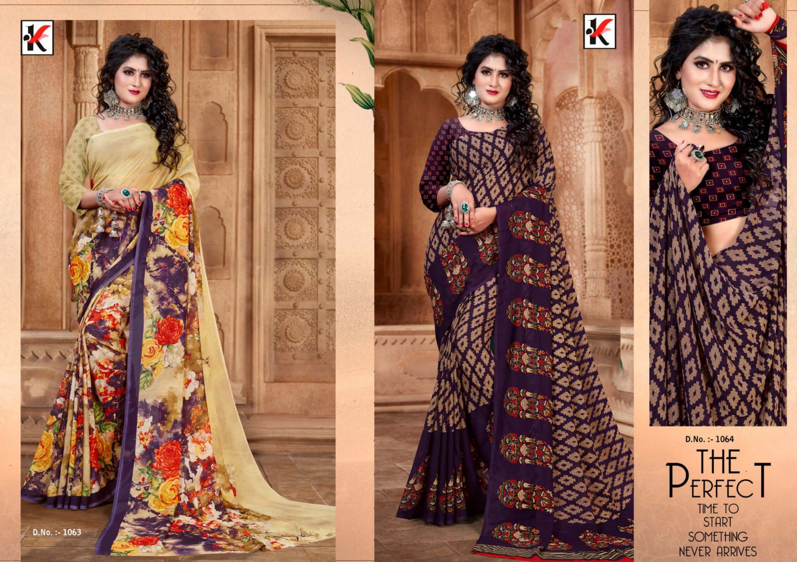 Garam Chai 101 Renial Printed Daily Wear Sarees Collection
