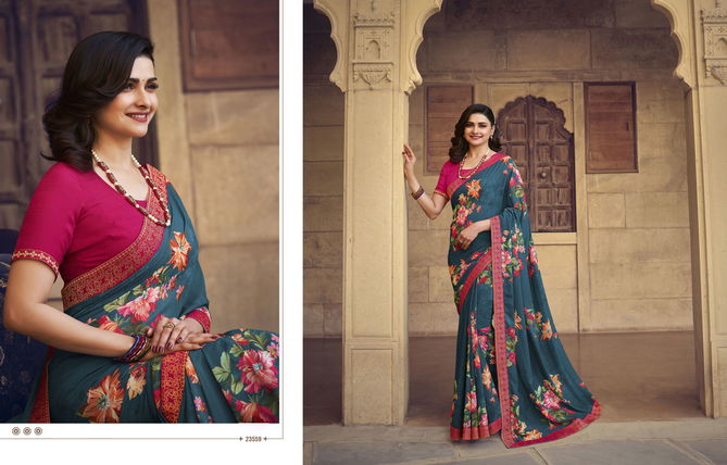 Starwalk 63 Casual Daily Wear Georgette Printed Saree Collection